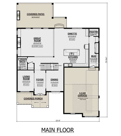 Main Floor  for House Plan #1958-00022