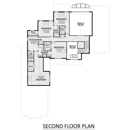 Second Floor for House Plan #1958-00023
