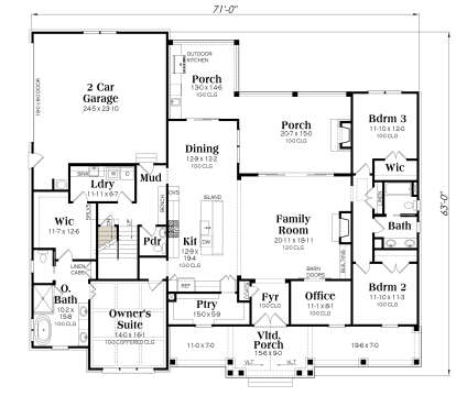 House Plan House Plan #29685 Drawing 3