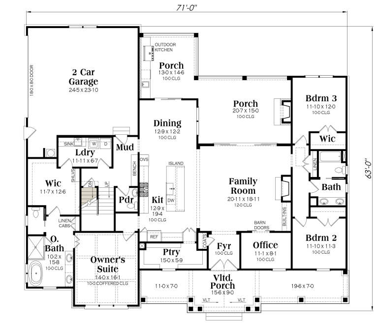 House Plan House Plan #29685 Drawing 3