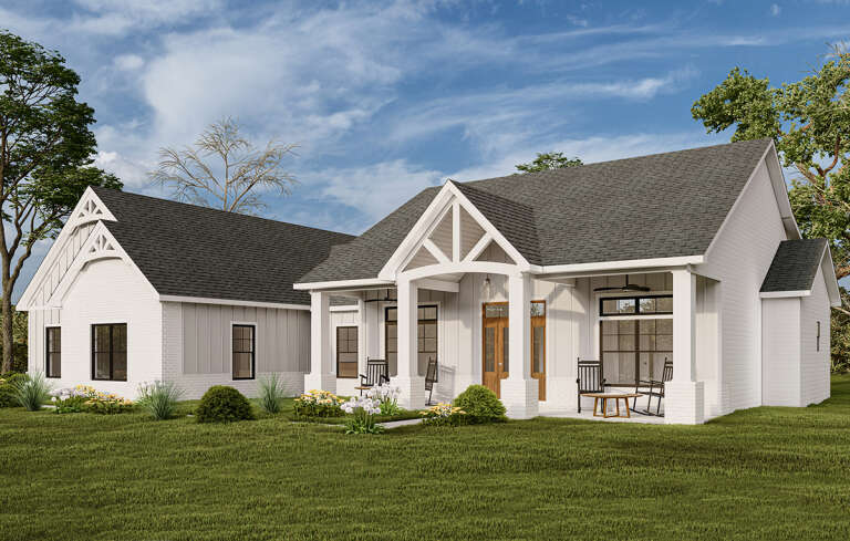 Modern Farmhouse House Plan #1958-00025 Elevation Photo