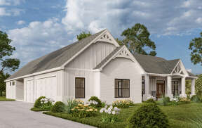 Modern Farmhouse House Plan #1958-00025 Elevation Photo