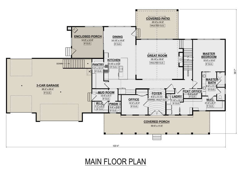 House Plan House Plan #29688 Drawing 1