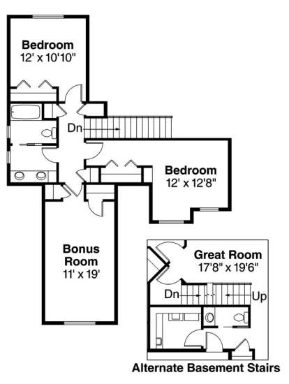 Floorplan 2 for House Plan #035-00391