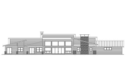 Contemporary House Plan #035-01067 Elevation Photo
