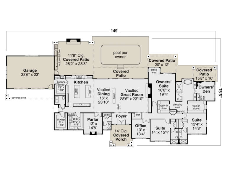 House Plan House Plan #29690 Drawing 1
