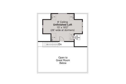 Loft for House Plan #035-01068