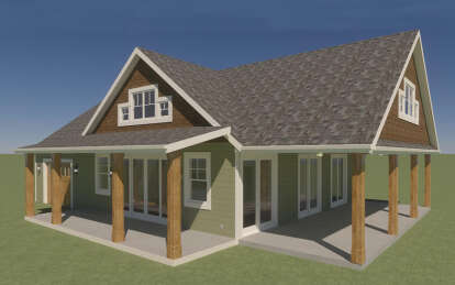 Craftsman House Plan #1462-00064 Elevation Photo