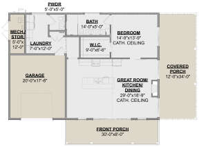 Main Floor  for House Plan #1462-00064