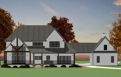 Modern Farmhouse House Plan #6849-00154 Elevation Photo