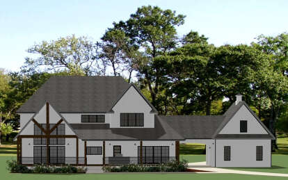 Modern Farmhouse House Plan #6849-00154 Elevation Photo