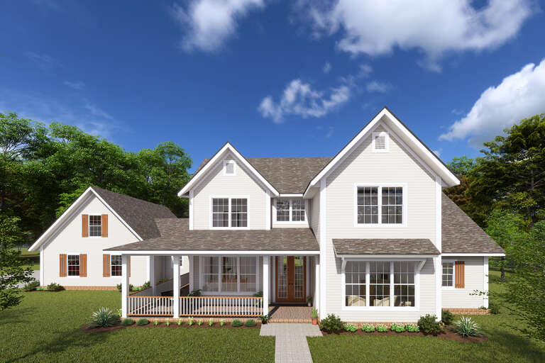 House Plan House Plan #29698 Front Elevation 