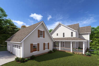 Farmhouse House Plan #4848-00388 Elevation Photo