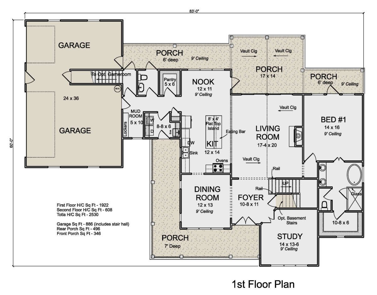 Main Floor  for House Plan #4848-00388