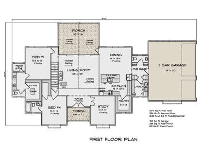 Main Floor  for House Plan #4848-00390