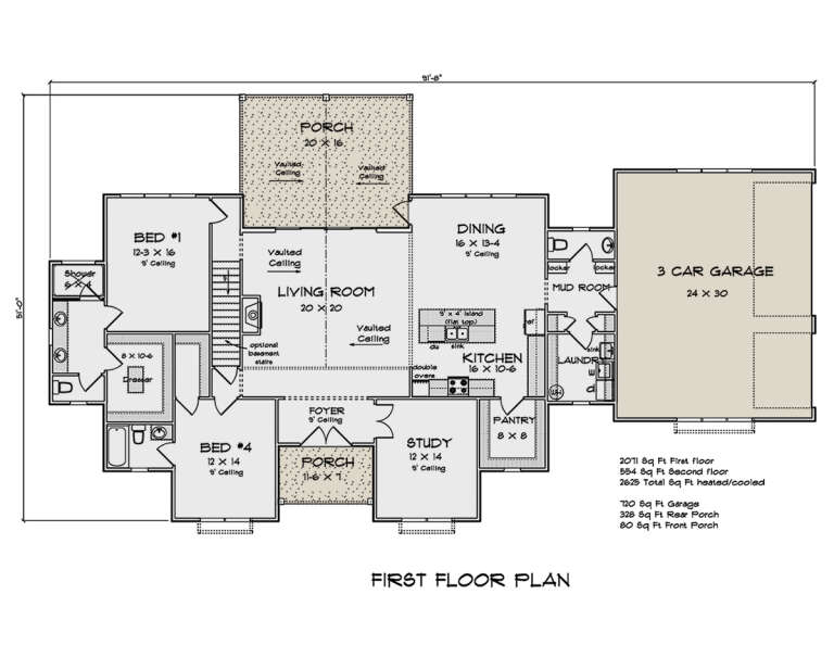 House Plan House Plan #29700 Drawing 1