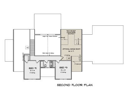 Second Floor for House Plan #4848-00390