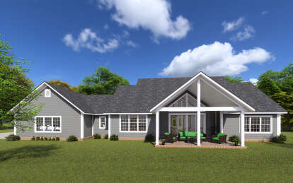 Farmhouse House Plan #4848-00391 Elevation Photo