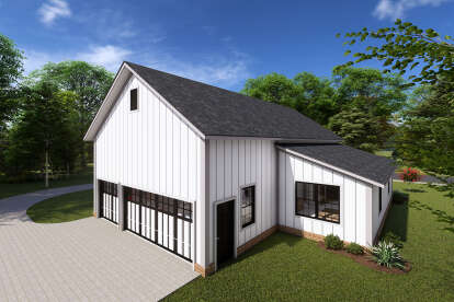 Barn House Plan #4848-00392 Elevation Photo