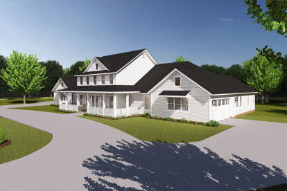 Farmhouse House Plan #4848-00393 Elevation Photo