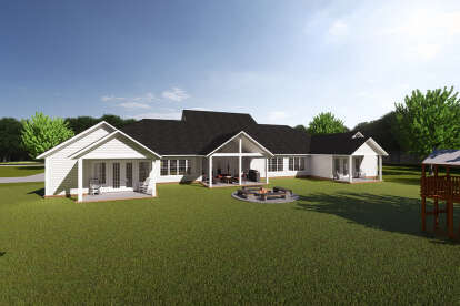 Farmhouse House Plan #4848-00393 Elevation Photo