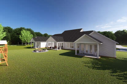 Farmhouse House Plan #4848-00393 Elevation Photo