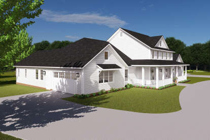 Farmhouse House Plan #4848-00393 Elevation Photo