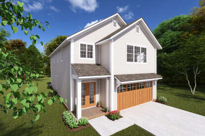 House Plan House Plan #29704 Angled Front Elevation