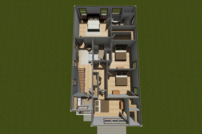 House Plan House Plan #29704 Drawing 4