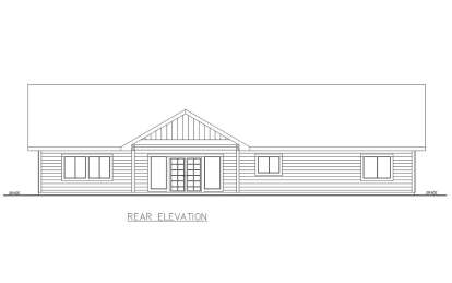 Country House Plan #039-00743 Elevation Photo