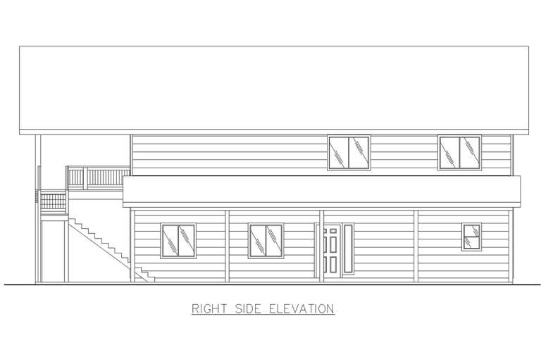 Mountain House Plan #039-00745 Elevation Photo