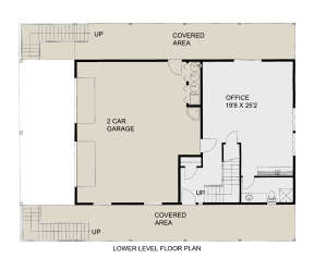 First Floor for House Plan #039-00745