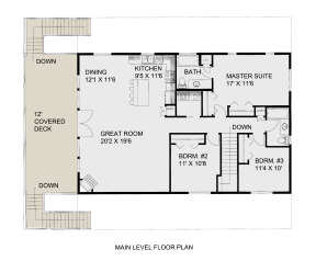 Main Floor for House Plan #039-00745