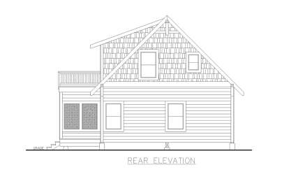 Bungalow House Plan #039-00746 Elevation Photo