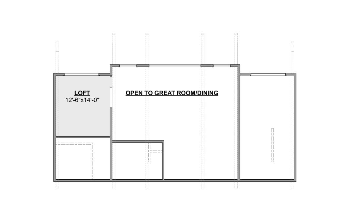 Loft for House Plan #1462-00065