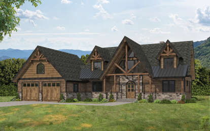 Craftsman House Plan #039-00749 Elevation Photo