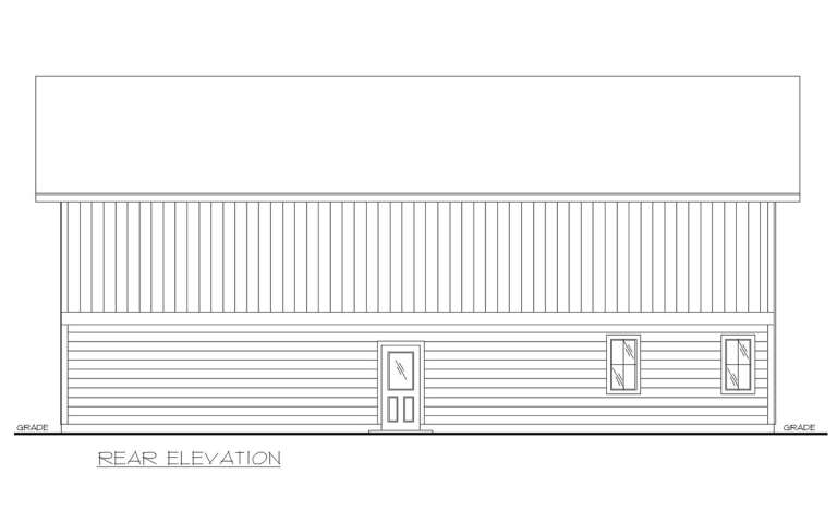 Barn House Plan #039-00750 Elevation Photo