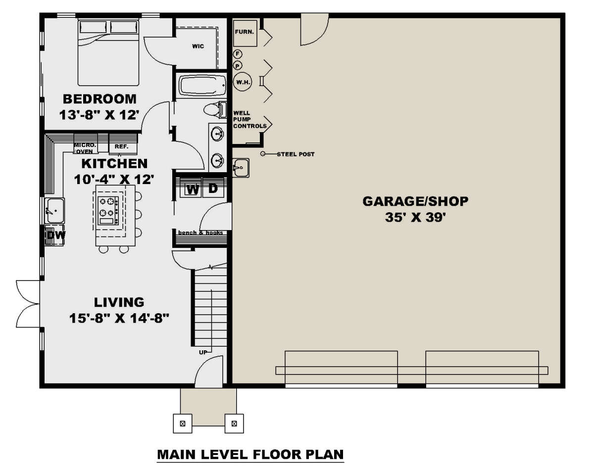 First Floor for House Plan #039-00750