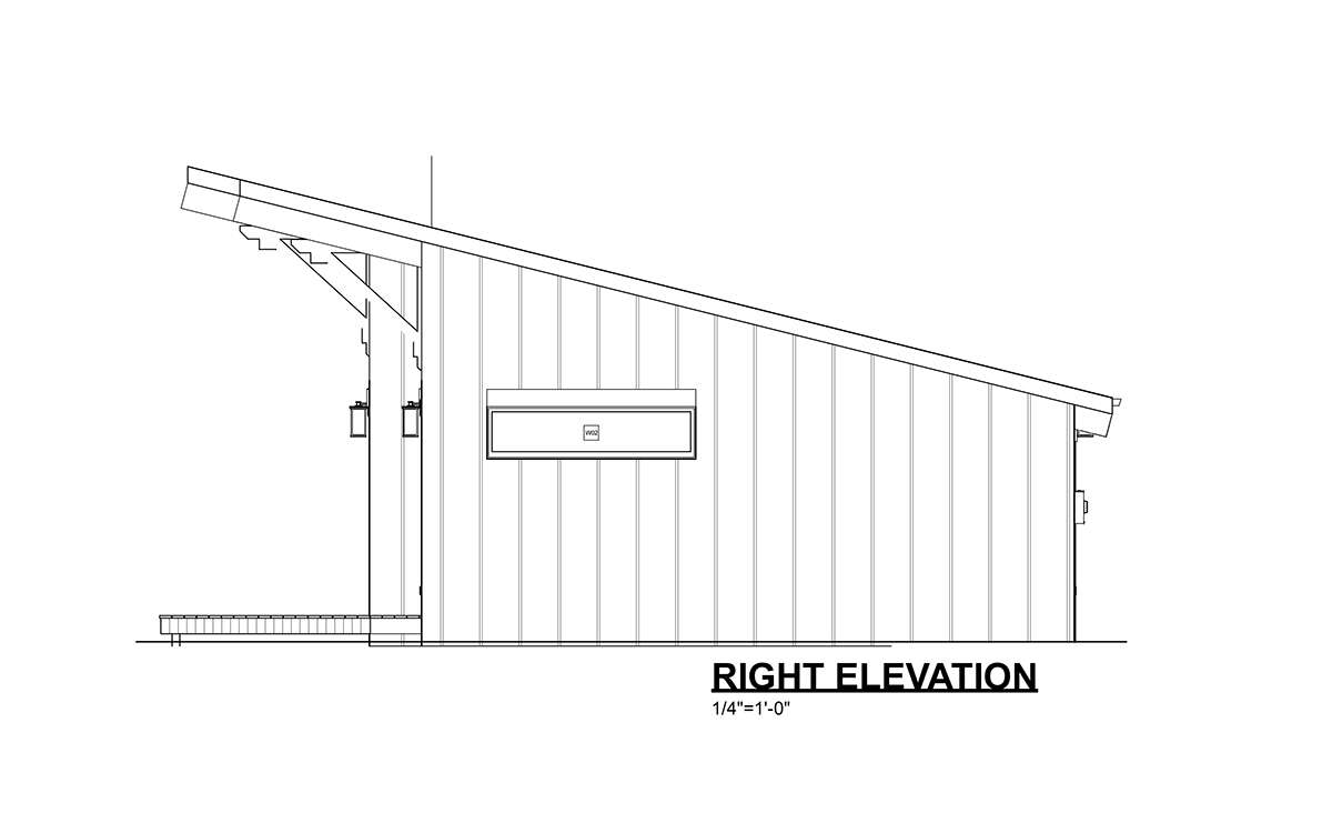 Modern House Plan #1462-00066 Elevation Photo