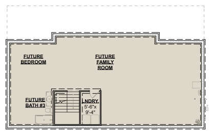 Basement for House Plan #1462-00066