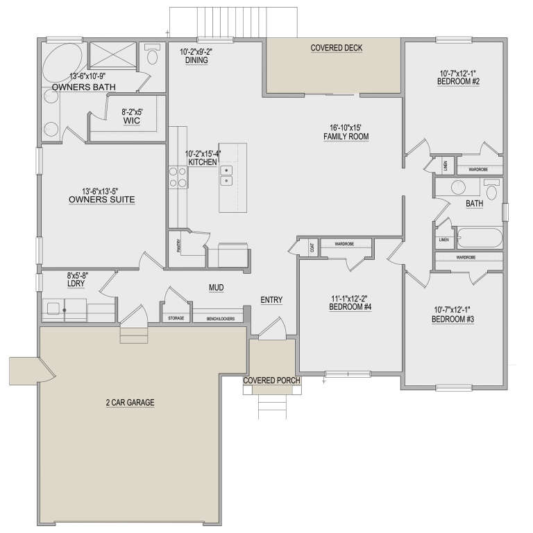 House Plan House Plan #29718 Drawing 1