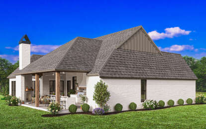 Modern Farmhouse House Plan #4534-00106 Elevation Photo