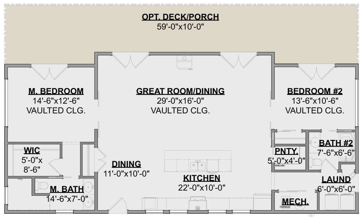 Main Floor  for House Plan #1462-00067