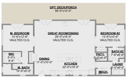 Main Floor  for House Plan #1462-00067