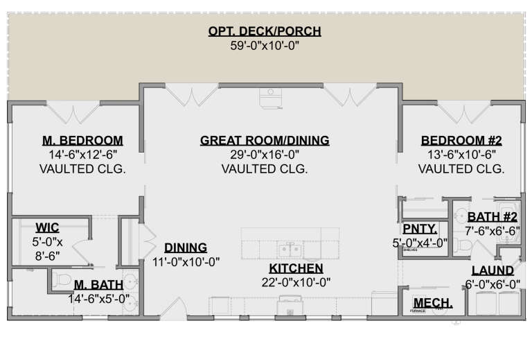House Plan House Plan #29722 Drawing 1
