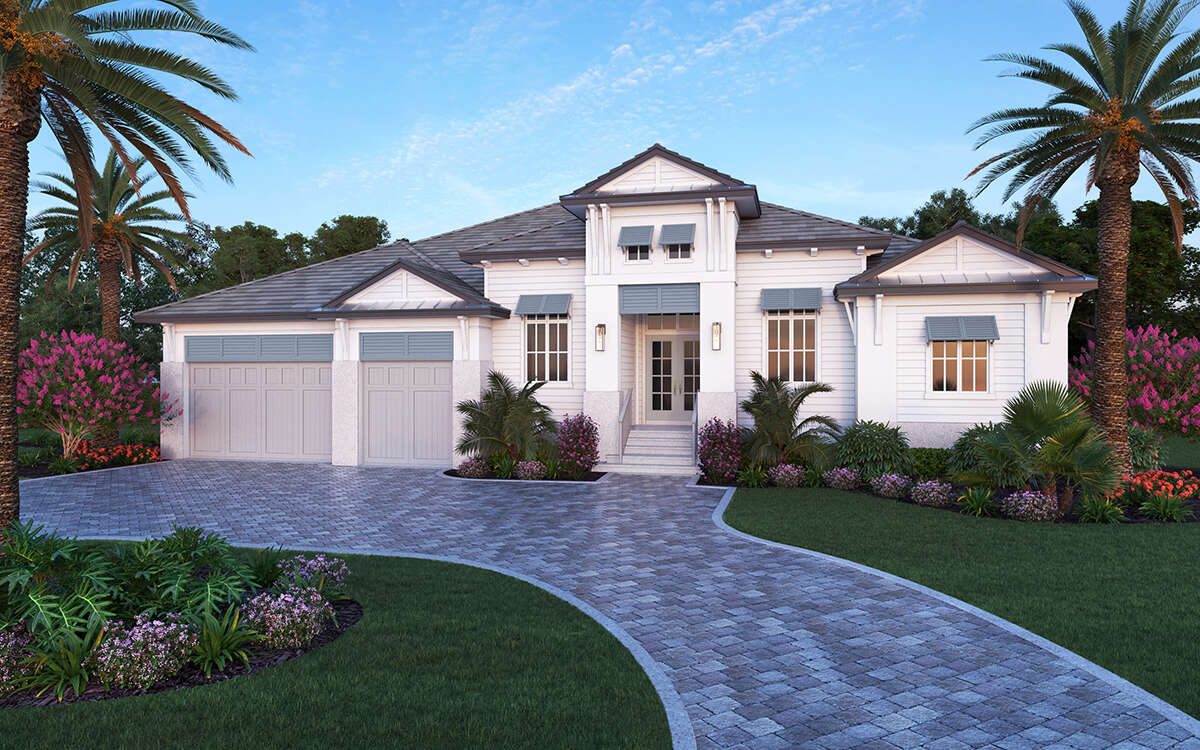 Coastal Plan - 3,290 Square Feet, 4 Bedrooms, 5 Bathrooms | Floor Plan ...