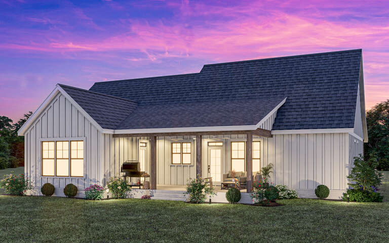 Modern Farmhouse Plan - 2,025 Square Feet, 3-4 Bedrooms, 2 Bathrooms ...