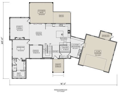 House Plan House Plan #29726 Drawing 1