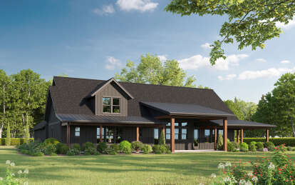 Modern Farmhouse House Plan #5631-00226 Elevation Photo