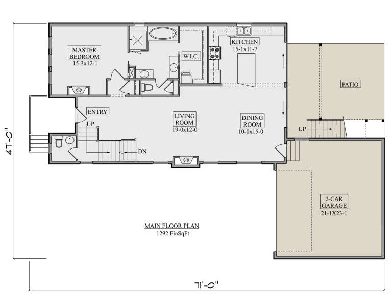 House Plan House Plan #29730 Drawing 1
